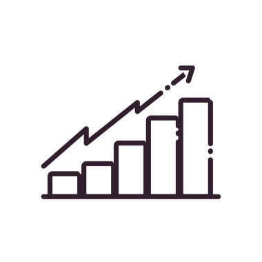 Isolated workflow line style icon vector design