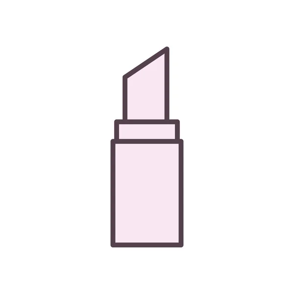 Isolated lipstick line style icon vector design — Stockvector