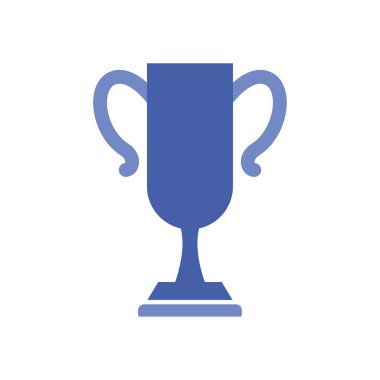 İzole edilmiş kupa çizgisi biçim vektör tasarımı