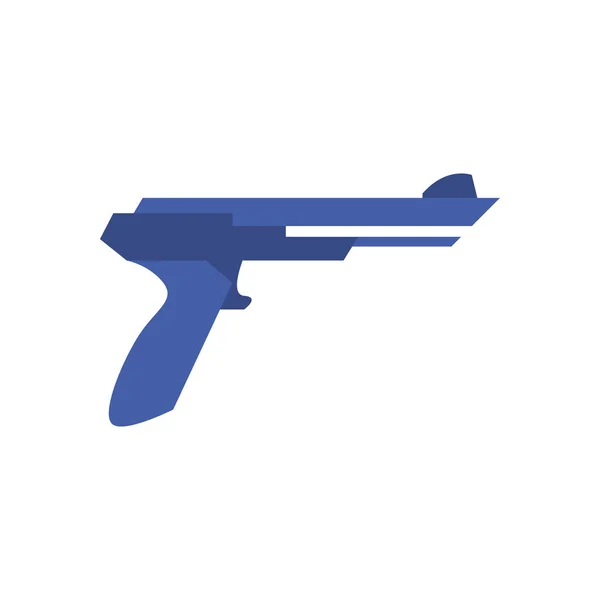 Isolated space gun line style icon vector design — Stock Vector