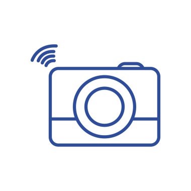 Isolated camera line style icon vector design