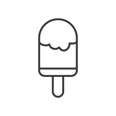 Isolated stick ice cream line style icon vector design