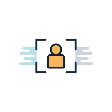 focus square line fill block style icon vector design