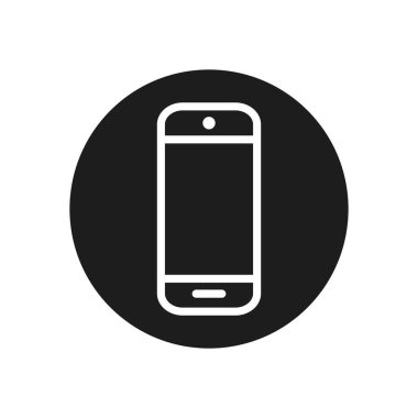 Isolated digital smartphone line block style icon vector design