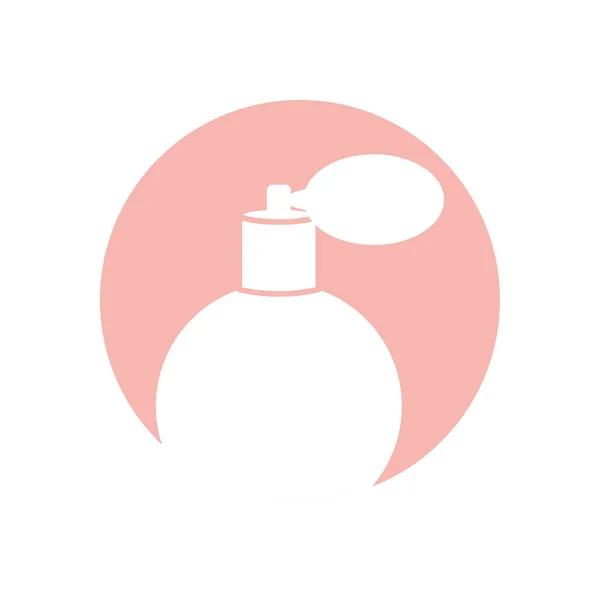 Perfume silhouette style icon vector design — Stock Vector