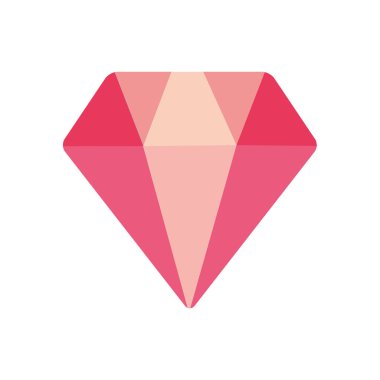 Isolated diamond flat style icon vector design