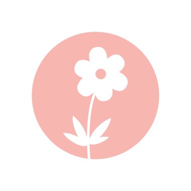Isolated flower silhouette style icon vector design