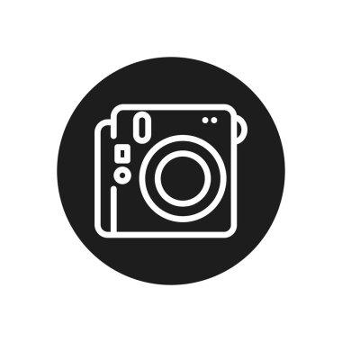 camera device line block style icon vector design