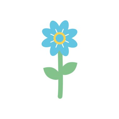 Isolated flower flat style icon vector design