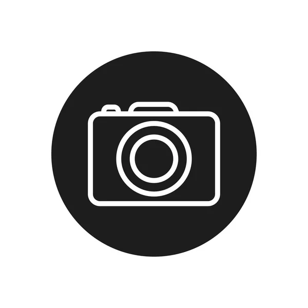 Camera device line block style icon vector design — Stockvektor