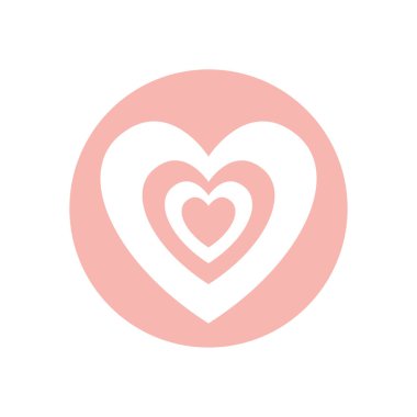 Isolated heart silhouette style icon vector design