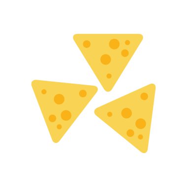 Mexican nachos flat style icon vector design