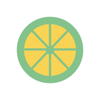 Isolated lemon fruit flat style icon vector design
