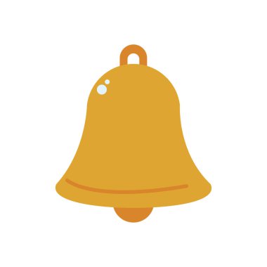 Isolated bell flat style icon vector design