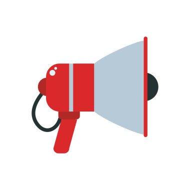 Isolated megaphone flat style icon vector design