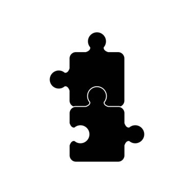 Isolated puzzles silhouette style icon vector design