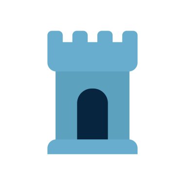 tower of security system flat style icon vector design