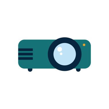 Isolated movie projector flat style icon vector design