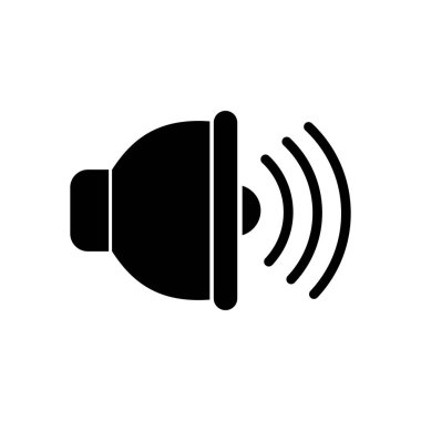 Isolated music volume silhouette style icon vector design