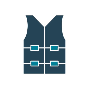 Isolated construction jacket silhouette style icon vector design