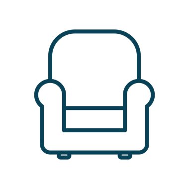 Isolated chair line style icon vector design