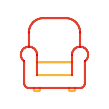 Isolated chair multiply line style icon vector design