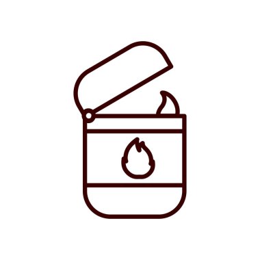 lighter line style icon vector design