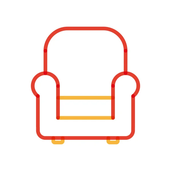 Isolated chair multiply line style icon vector design — Stock Vector