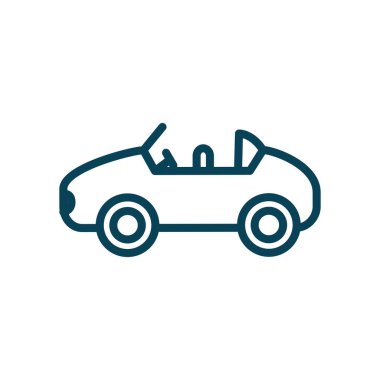 Isolated car vehicle line style icon vector design