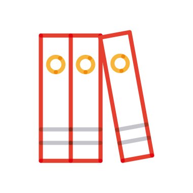 İzole dosyalar satır biçimi vektör tasarımı çarpımı