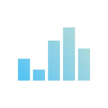 İzole dalga gradyan biçim ikon vektör tasarımı
