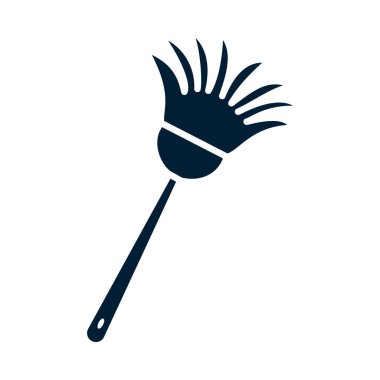 fırça siluet biçimi ikon vektör tasarımı