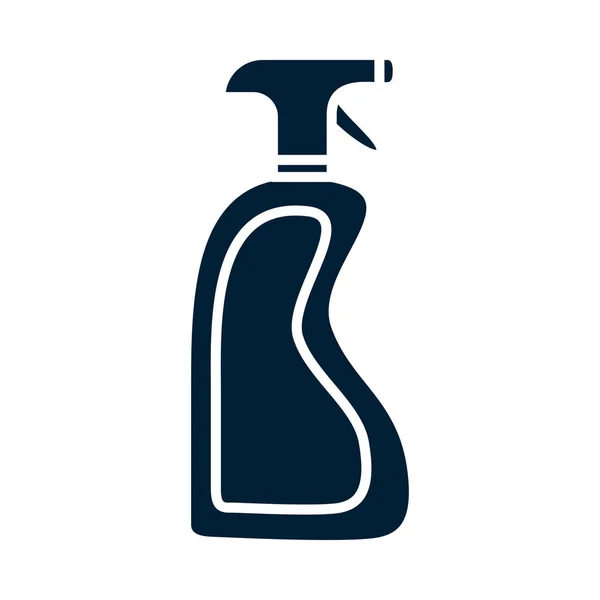 Waschmittel Spray Silhouette Stil Ikone Vektor-Design — Stockvektor