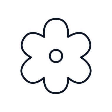 Isolated flower line style icon vector design