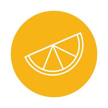 İzole edilmiş limon meyve bloğu biçim vektör tasarımı