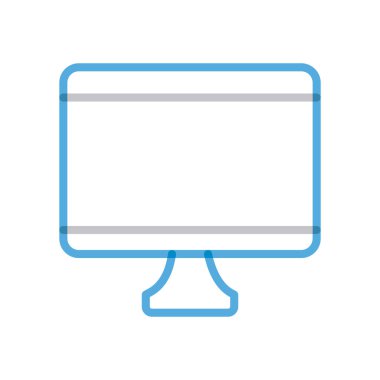 Isolated digital computer multiply line style icon vector design