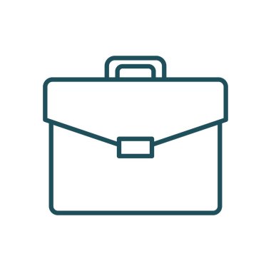 Isolated suitcase bag line style icon vector design