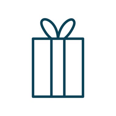 Papyon çizgisi biçim vektör tasarımlı bir hediye