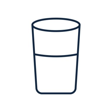 su camı simgesi, çizgi biçimi