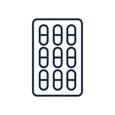 İlaç ikonu, satır biçimi