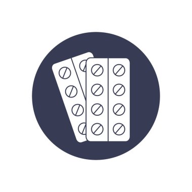 ilaç hapları simgesi, blok biçimi