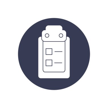 tıbbî rapor simgesi, blok biçimi