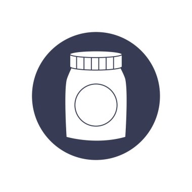 ilaç şişesi simgesi, blok biçimi