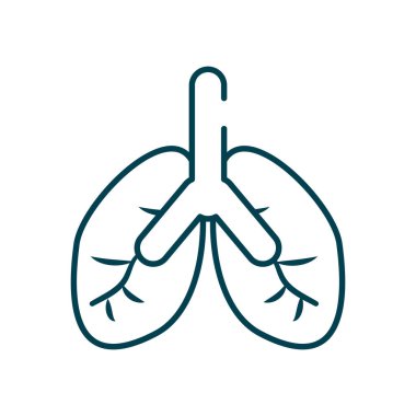 akciğer simgesi, satır biçimi