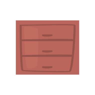 İzole ev mobilyaları düz biçim ikon vektör tasarımı