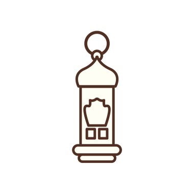 Ramazan fener çizgisi biçim vektör tasarımı