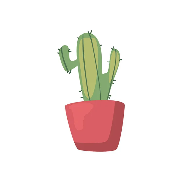 Isolated cactus plant flat style icon vector design — Stock Vector