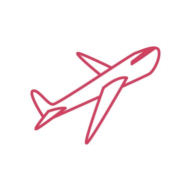 uçak simgesi, satır biçimi