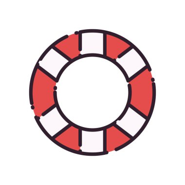 İzole edilmiş yüzen yüzey doldurma biçimi vektör tasarımı