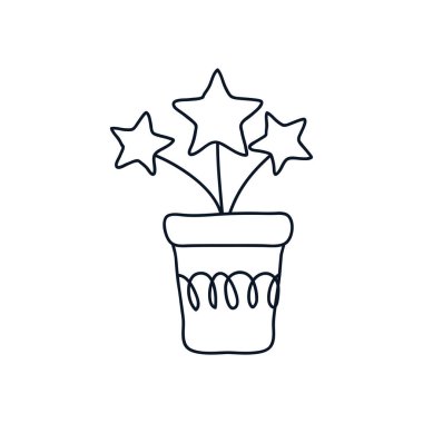 çömlek yıldız kova simgesi, blok biçimi